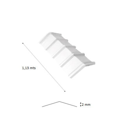 Cumbrera UPVC - Duratej