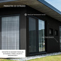 Perfil de Terminación Corner Revestimiento Exterior Co-Extruded G06 Silver Grey
