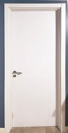 Puerta Placa Premium  Blanca/Cedro/Wengue