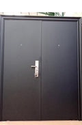 Puerta de Seguridad Premium Lisa 160 x 220 cm - Venezuela Negro/Colombia Blanco