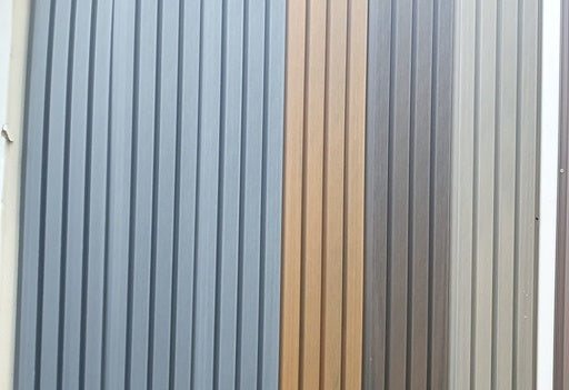 Wall Cladding WPC Co-Extrusion - GD - Teak/Light Grey